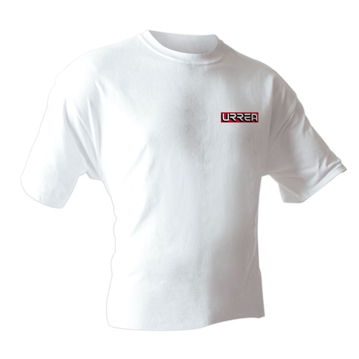 [PLA200C] Playera cuello redondo color blanco talla CH Urrea