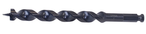 [BMG1-1/8] Broca para madera de acero al carbono tipo gusano 1-1/8" zanco de 1/2" Urrea