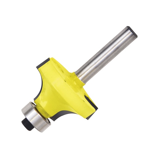 [119272] Broca para router de acero redondeadora con balero para moldura 1-1/4" zanco de 1/4" Surtek
