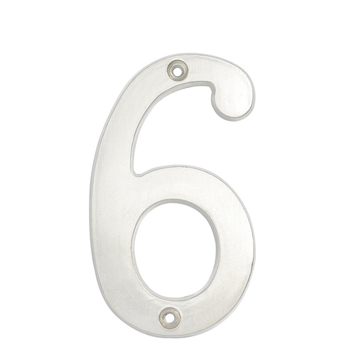 [L6806CS] Número 6 slim 4" níquel satinado Lock