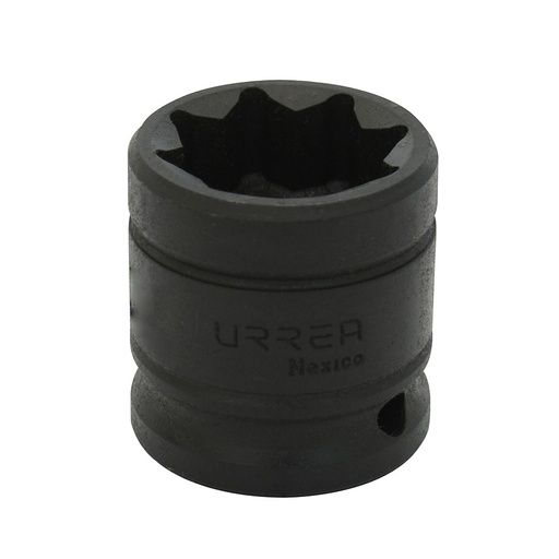 [7422S] Dado de impacto cuadro de 1/2", 8 puntas, en pulgadas, 11/16" Urrea