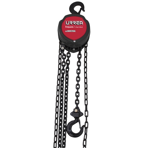 [42300] Polipasto manual 1 ramal, 0.5 ton, cadena 3 m Urrea