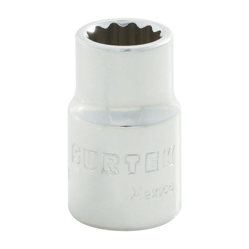 [F5112] Dado cuadro de 3/8", 12 puntas, en pulgadas, 3/8" Surtek
