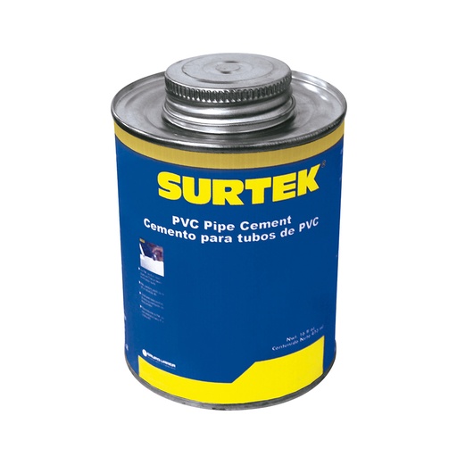 [121133] Cemento para tubo PVC, 946 ml Surtek