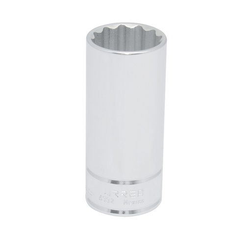 [5332] Dado largo cuadro de 1/2", 12 puntas, en pulgadas, 1" Urrea