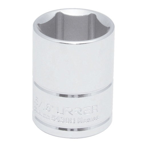 [5430H] Dado cuadro de 1/2", 6 puntas, en pulgadas, 15/16" Urrea