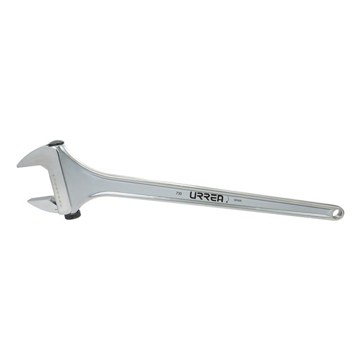 [730] Llave ajustable cromada con ajuste rápido 30" Urrea