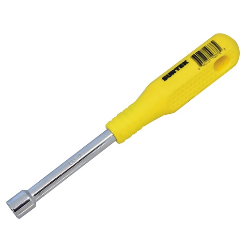 [D4512] Destornillador con mango amarillo, de caja en pulgadas 3/8" x 3" Surtek