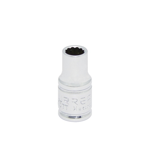 [4707T] Dado cuadro de 1/4", 12 puntas, en pulgadas, 7/32" Urrea
