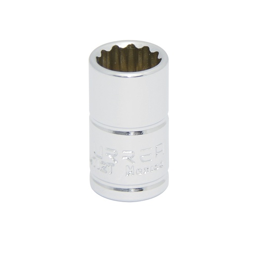 [4716T] Dado cuadro de 1/4", 12 puntas, en pulgadas, 1/2" Urrea