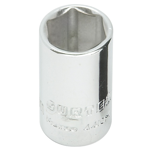 [4410M] Dado cuadro de 1/4", 6 puntas, métrico, 10 mm Surtek