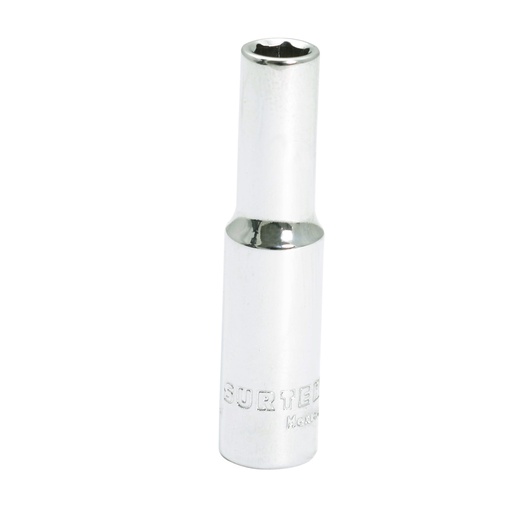 [F4407HLM] Dado largo cuadro de 1/4", 6 puntas, métrico, 7 mm Surtek
