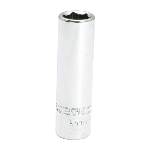 [F4411HL] Dado largo cuadro de 1/4", 6 puntas, en pulgadas, 11/32" Surtek