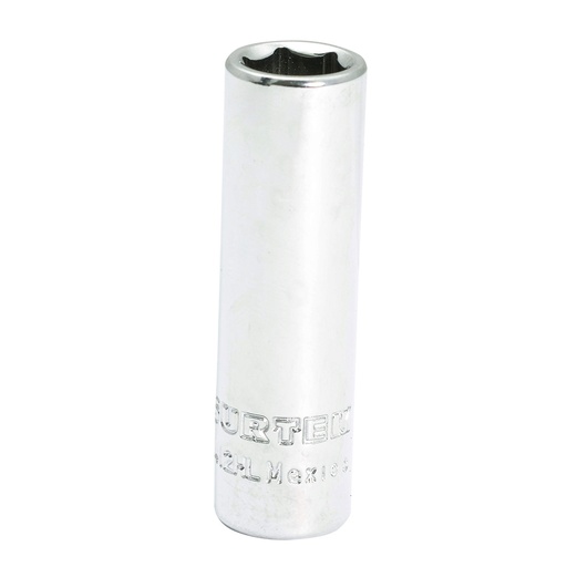 [F4412HL] Dado largo cuadro de 1/4", 6 puntas, en pulgadas, 3/16" Surtek