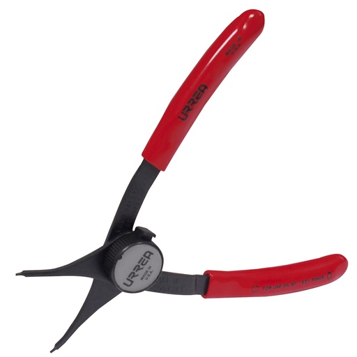 [399L] Pinza para anillos de retención convertibles con perilla .038 ángulo de 0° Urrea