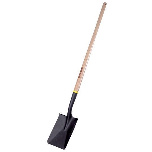 [130606] Pala con mango largo de madera, cuadrada Surtek