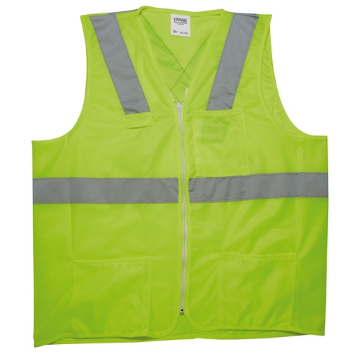 [USCH63] Chaleco de seguridad cerrado de alta visibilidad verde EG Urrea