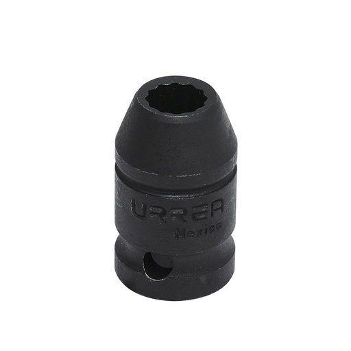 [7414] Dado de impacto cuadro de 1/2", 12 puntas, en pulgadas, 7/16" Urrea