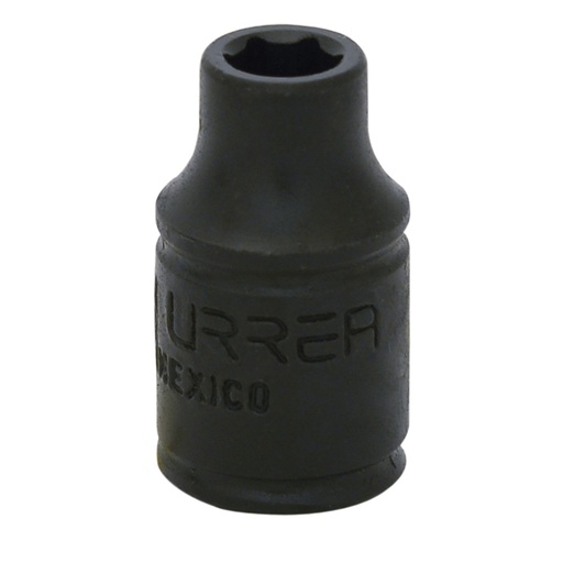 [6907M] Dado de impacto cuadro de 1/4", 6 puntas, métrico, 7 mm Urrea
