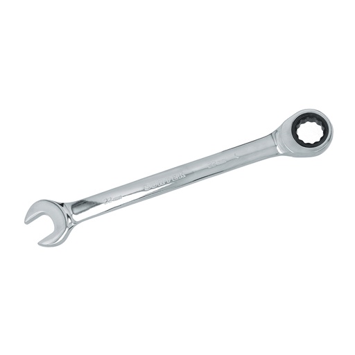 [100590] Llave combinada pulido espejo de matraca métrica, 12 puntas, 21mm Surtek