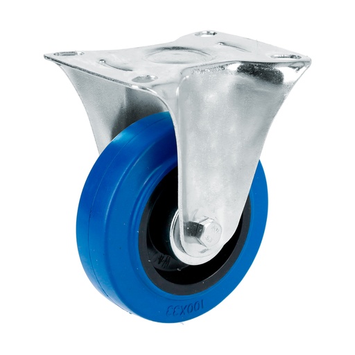 [RGO7F] Rodaja de goma elástica fija azul 3" Surtek