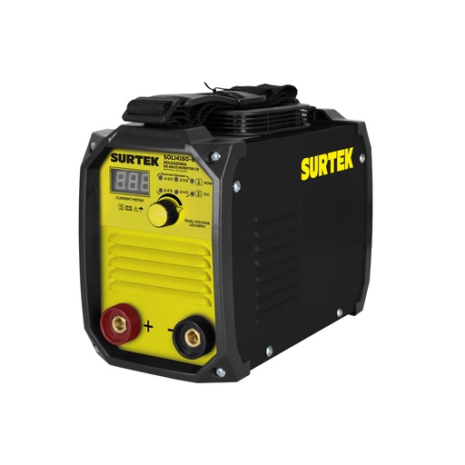 [SOLI4160-BV] Soldadora inverter para electrodos de 1 fase bi voltaje 110 - 220 V, 160 A Surtek