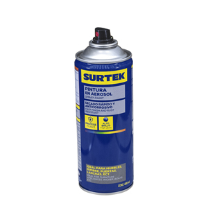 [AEM402] Pintura en aerosol 400 ml color aluminio Surtek