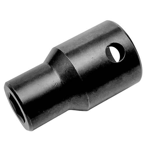 [7472] Adaptador de impacto con barreno pasado para puntas hexagonales 5/16" Urrea