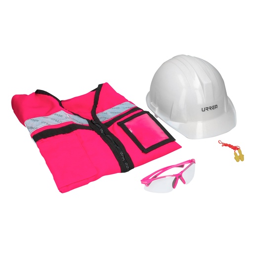 [JPRG4] Juego de equipo de protección personal rosa G, 4 piezas Urrea