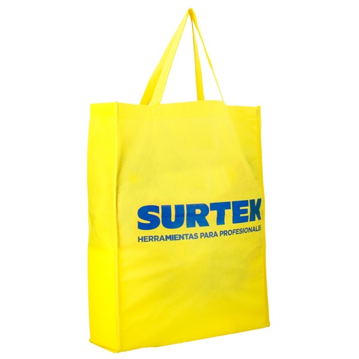 [BE40S] Paquete de bolsas ecológicas reutilizables 40 x 50 x 14 cm, 50 piezas Surtek
