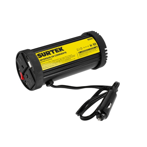 [IC6150] Inversor de corriente 12 V DC - 120 V AC, 150 W Surtek