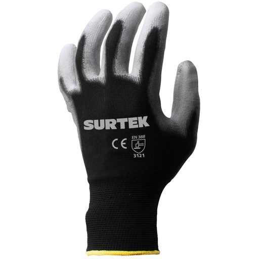[GNPG] Guantes de nailon con recubrimiento de poliuretano G Surtek