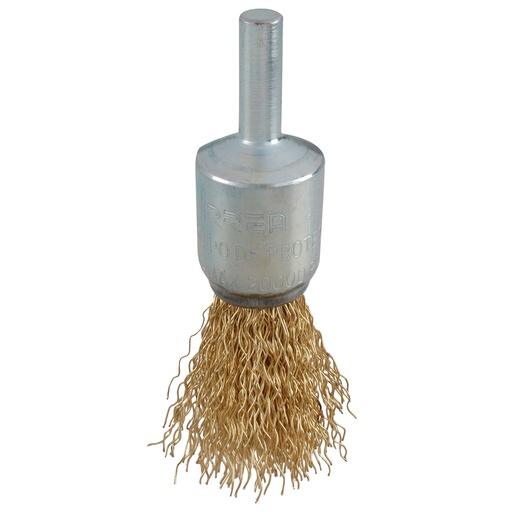 [C841] Carda copa ondulada alambre fino 1-3/4" x 0.17 mm con zanco 1/4" Urrea