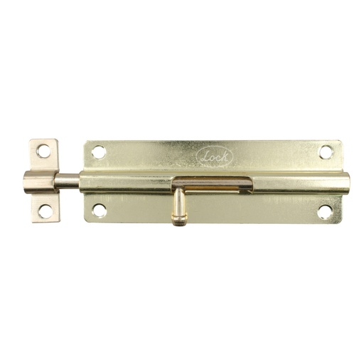 [PABL4] Pasador de sobreponer tipo barril acabado latón brillante, 4 cm Lock