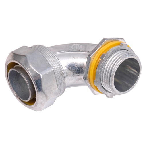 [CLT1C] Conector curvo para tubo liquid tight 1" Surtek