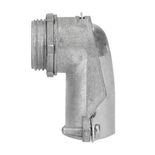 [CTF34C] Conector curvo metálico para tubo flexible 3/4" Surtek