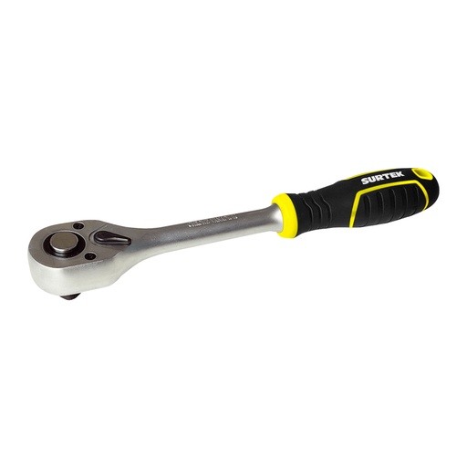 [F5850X] Matraca reversible con mango bimaterial, quick release, para dado cuadro de 1/2" Surtek