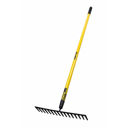 [RASF16] Rastrillo recto para asfalto con mango fibra de vidrio 60", 16 dientes Surtek
