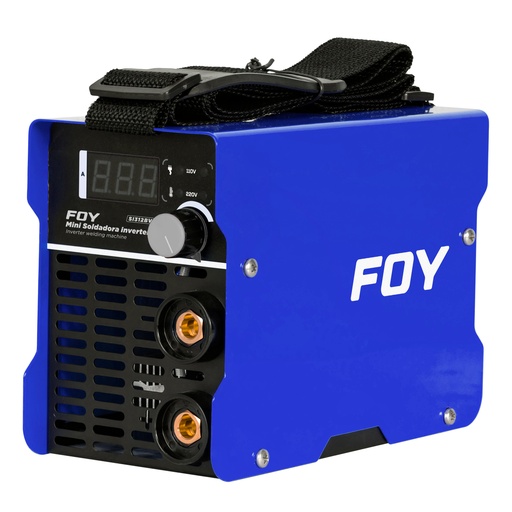 [SI313BV] Soldadora inverter para electrodos de 1 fase bi voltaje 110-220 V, 130 A Foy