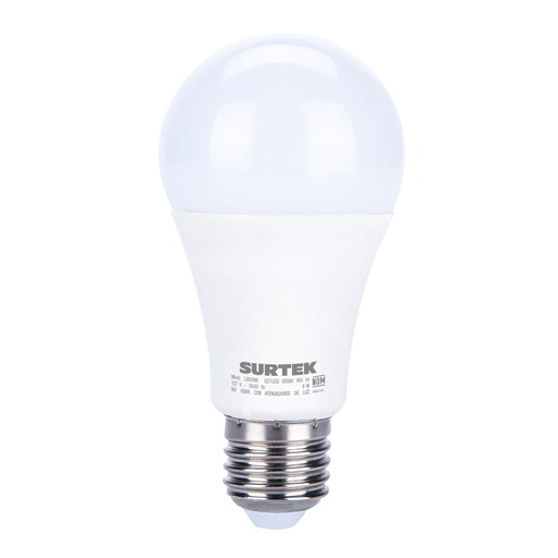 [LBD9M] Lámpara de LED tipo bulbo A19, 9 W luz de día con sensor de movimiento Surtek
