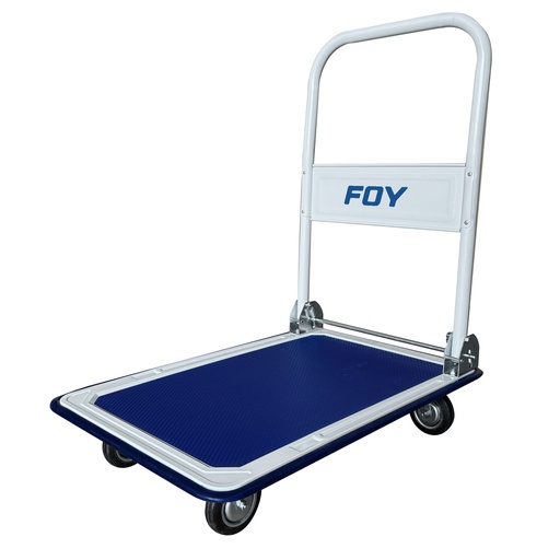 [CPLF30] Carro plataforma con maneral retráctil 91 cm x 61 cm, 5", 300 kg Foy