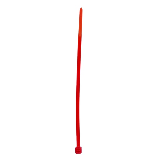 [114258] Cinchos plásticos 300 x 4.6 mm, tensión 22 kg de 50 piezas, color rojo Surtek