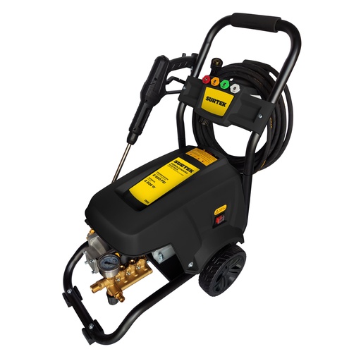 [HL722] Hidrolavadora eléctrica 2200 W 127 V 1740 PSI, 8 Lt por minuto Surtek