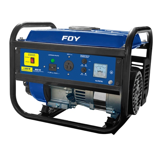 [GG311] Generador a gasolina 1100 W, 93.5 cc, voltaje de salida 120 V Foy