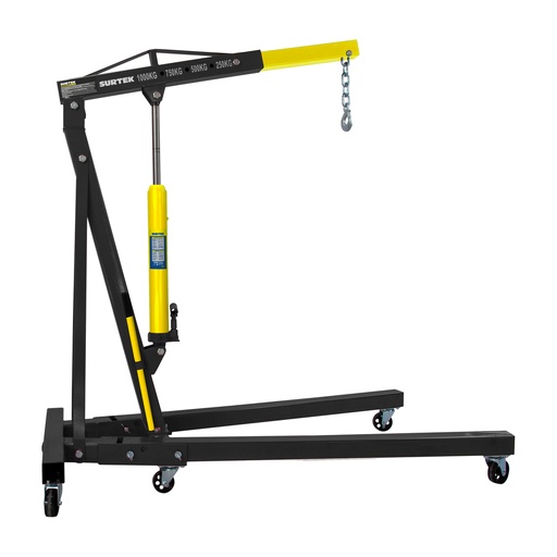 [PLH1] Pluma hidráulica plegable con posición de levantamiento adaptable, 1 ton Surtek
