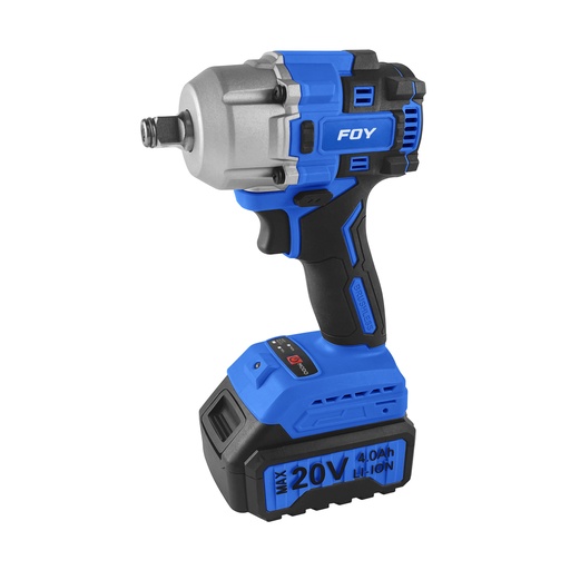 [LI320] Pistola de impacto 1/2" a batería Litio-ion 20 V, 350 Nm, con batería Foy