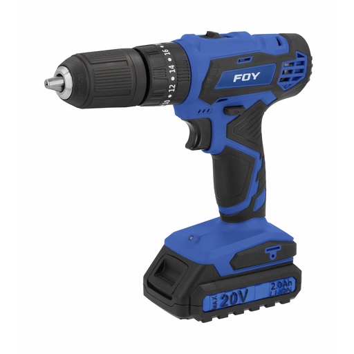 [RI320] Rotomartillo de impacto 1/2" a batería Litio-ion 20 V, 35 Nm Foy