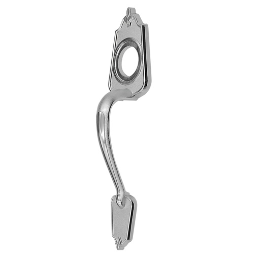 [LJ77CS] Jaladera para cerradura de sobreponer, cromo satinado, en caja Lock