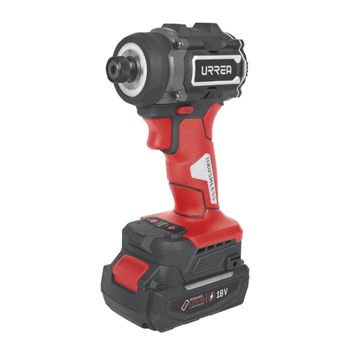 [AI1018A] Atornillador de impacto 1/4" a batería Litio-ion 18 V, 230 Nm Urrea