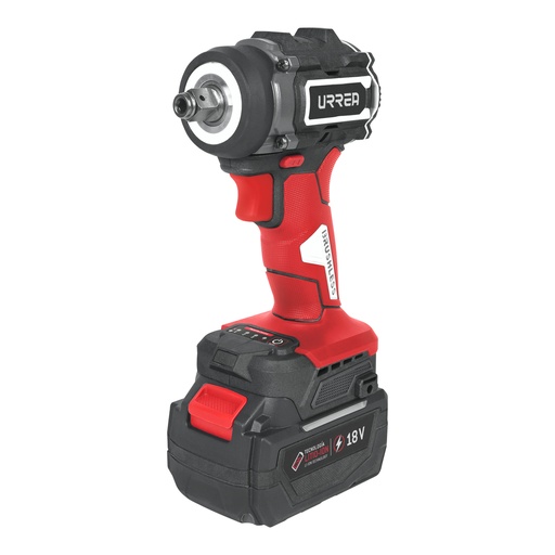 [LI1018A] Pistola de impacto 1/2" batería Litio-ion 18 V, 320 Nm Urrea